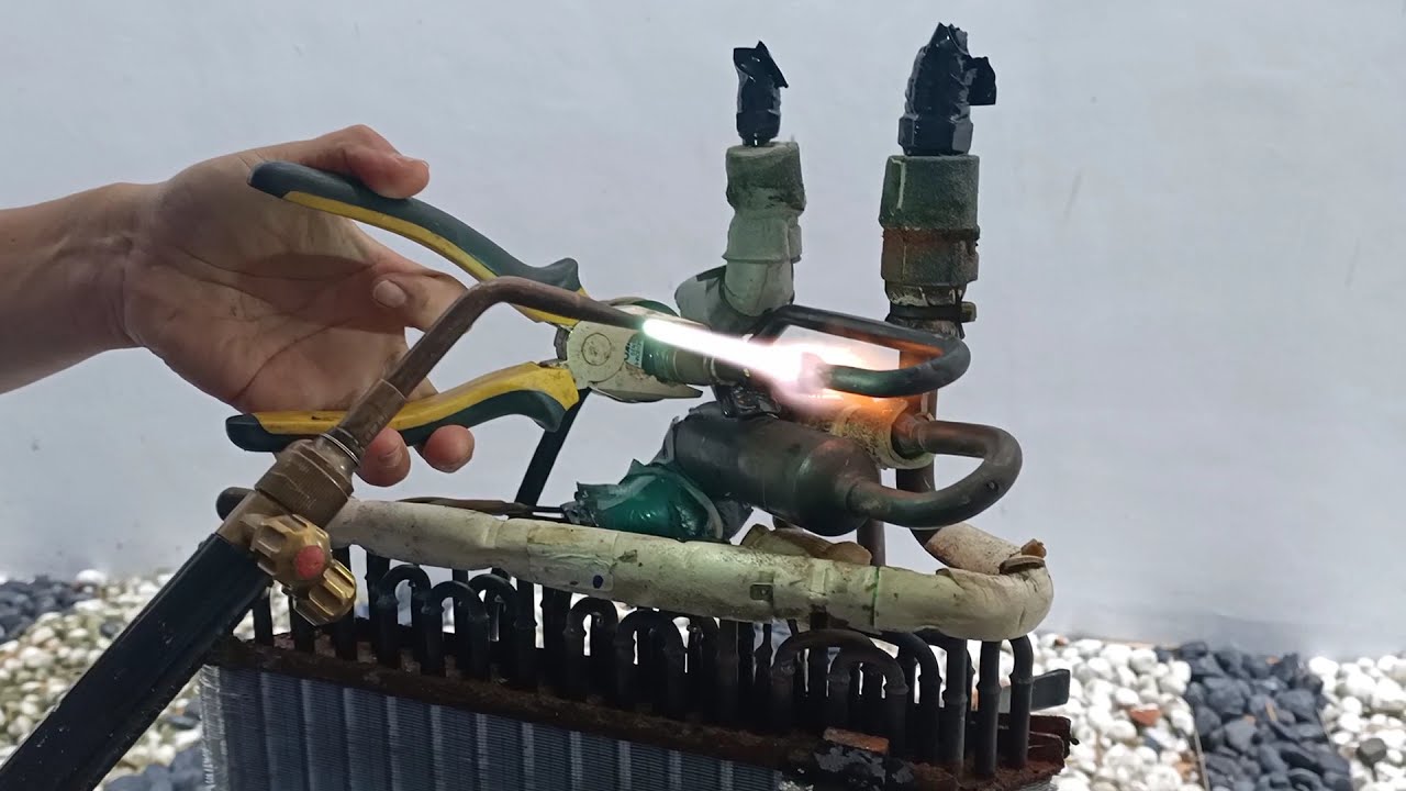 Daikin VRV how to Replace Motorized Valve using Heat Sink Paste YouTube