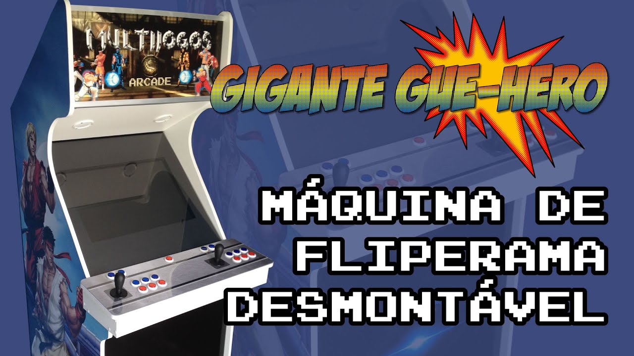 Maquina de Fliperama Desmontavel - Envio pelo correio