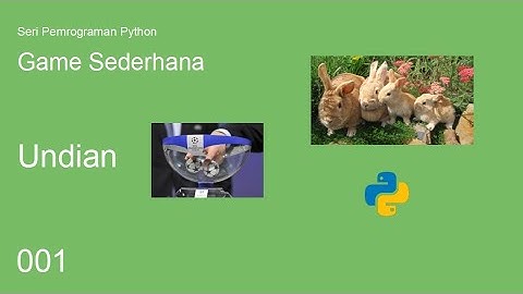 Game Sederhana dari Python - Undian