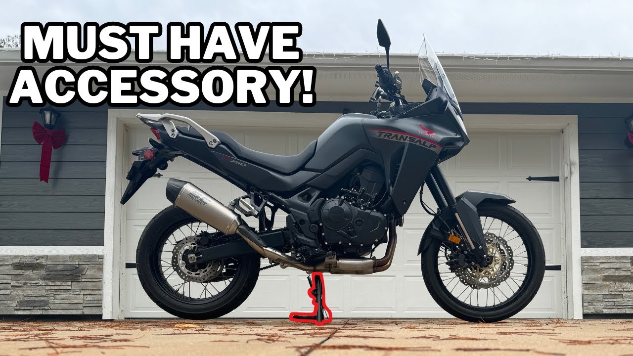 Installing The Honda Transalp Center Stand!