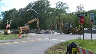 Saw Mill River Parkway repairs in progress following weekend storms