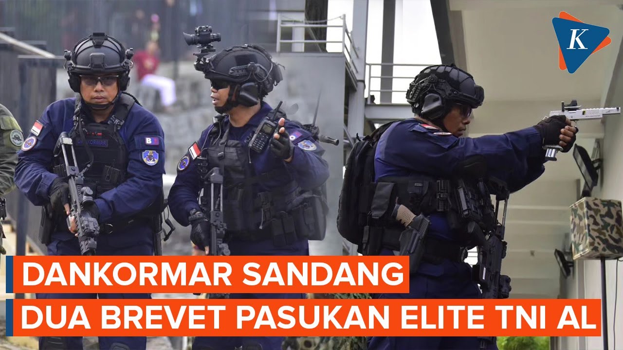 Berhasil Lumpuhkan Teroris, Dankormar Terima Brevet Antiteror dan Trimedia