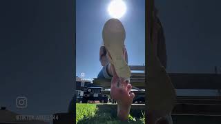 Beautiful French Pedi Outside