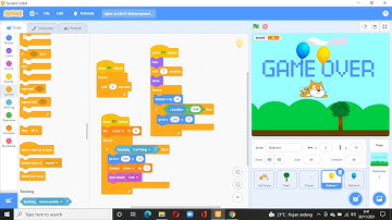 Tutorial Game kucing terbang pada aplikasi Scratch