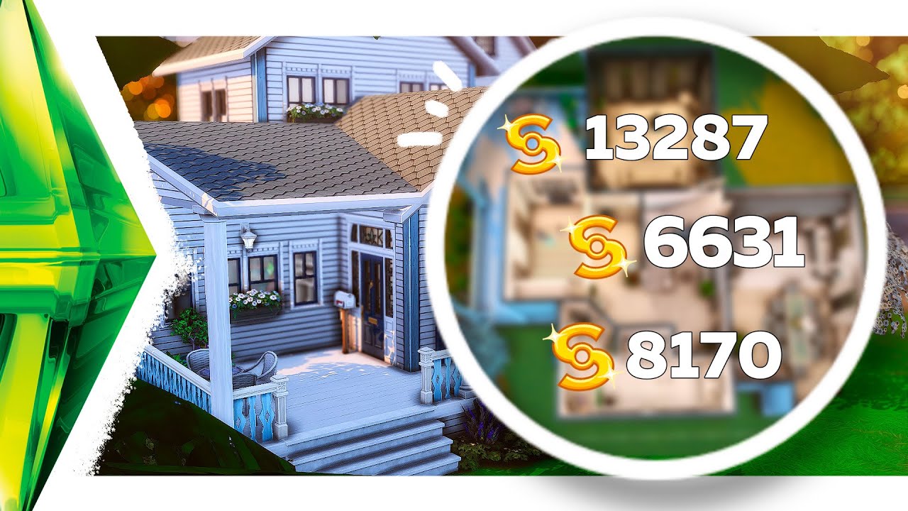 Построила ДОМ, где у каждой комнаты своя СТОИМОСТЬ | The Sims 4 | Build ...