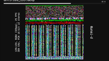 Voices of the Void interpreted as raw video data [Loud Warning]