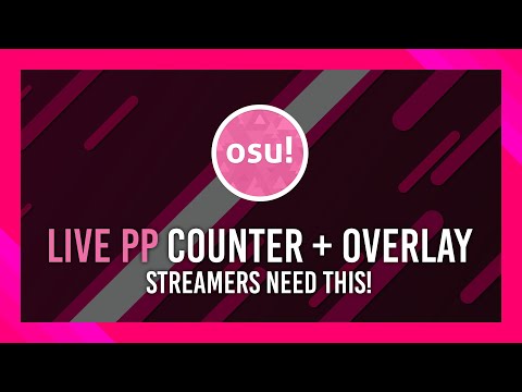 How to get a Live PP Counter & Graph + Stream overlay | Osu! Tutorial