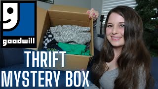 I needed this...$10 Goodwill BlueBox 10 for 10 Thrift Mystery Box of CLOTHING