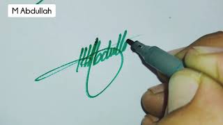 M Signature Signature Style Of My Name M M Signature Kaise Kare