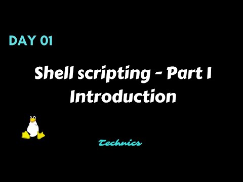 Shell Scripting Tutorial for Beginners 1 - Introduction