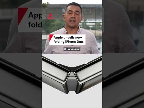 Apple unveils folding iPhone Duo at tech giant's annual launch