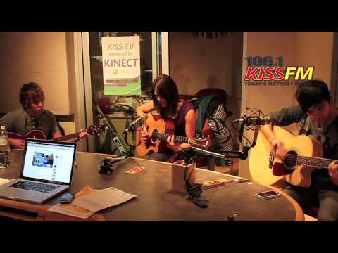 Hey Monday performs "I Don't Wanna Dance" at KISS FM