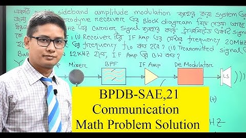 BPDB SAE Exam-21 Communication Math Problem Solution