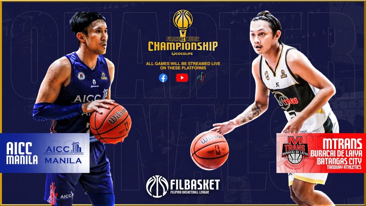 LIVE: AICC Manila vs MTrans Buracai de Laiya BCTA | The Filbasket Subic Championship - Nov 16, 2021
