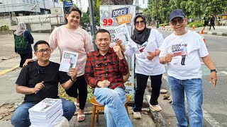 RISMON SIANIPAR CFD DI BANDUNG, KENALKAN BUKU GIBRAN ENDGAME