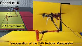 AeroVR: Virtual Reality-based Teleoperation with Tactile Feedback for Aerial Manipulation screenshot 4