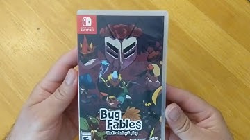 Unboxing Bug Fables: The Everlasting Sapling for Nintendo Switch (Limited Run #105)