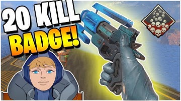 I unlocked the 20 Kill Badge with Wattson (Apex Legends PS4)