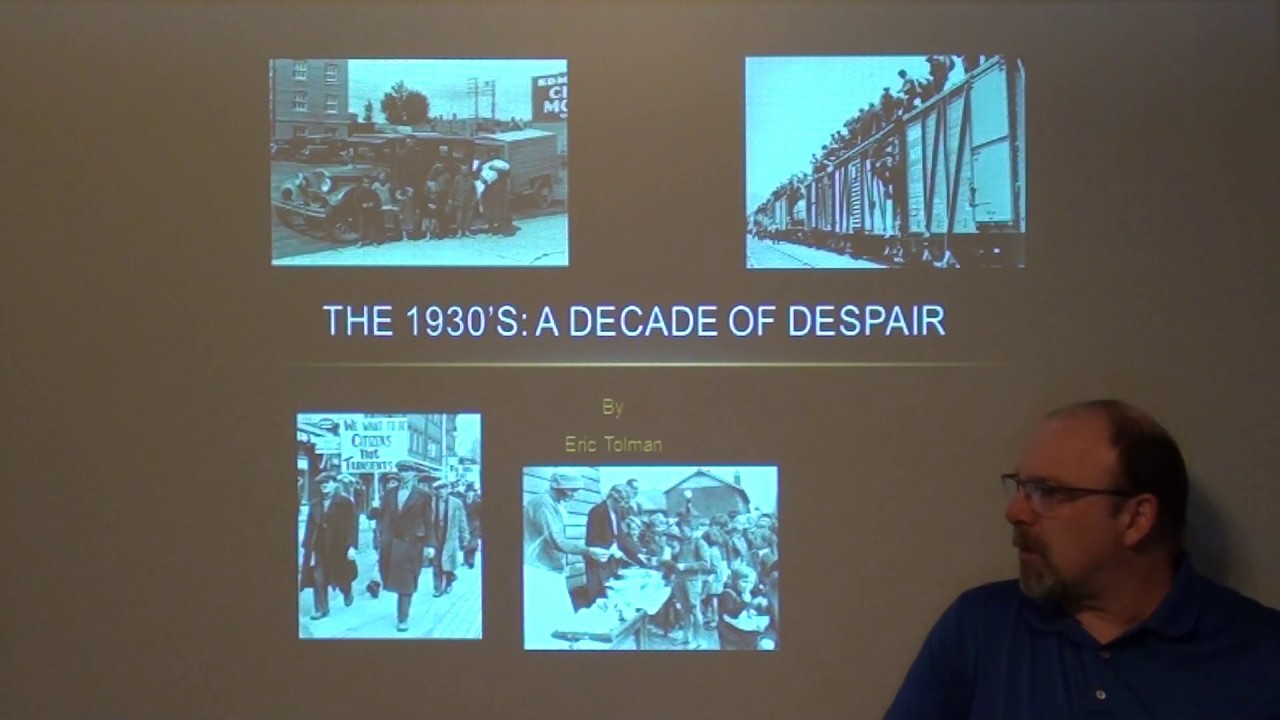Canada in the 1930s - Lecture by Eric Tolman