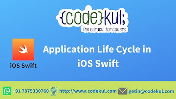 Application Life Cycle in iOS Swift
