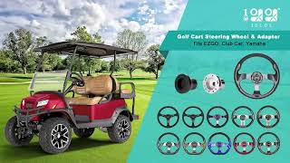 Golf Car Steering Wheel for EZGO Yamaha Club Car Installation video#golf #golfcart #golfaccessories