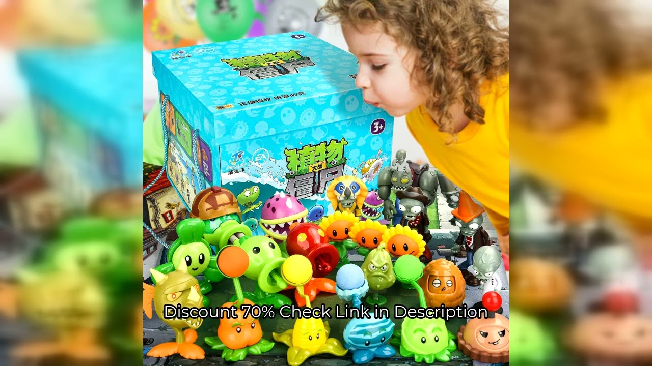 New Role PLANTS VS ZOMBIES 2 PVZ Toys Full Set Gift For Boys Box-packed Children's Dolls Action Figu