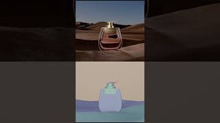 Chloe Nomade | 3D Particle Dissolve Animation Before After #perfume #productanimation #3danimation