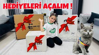 ELİF SİNEM HEDİYE GELEN KARGOLARI AÇIYORUZ !!!