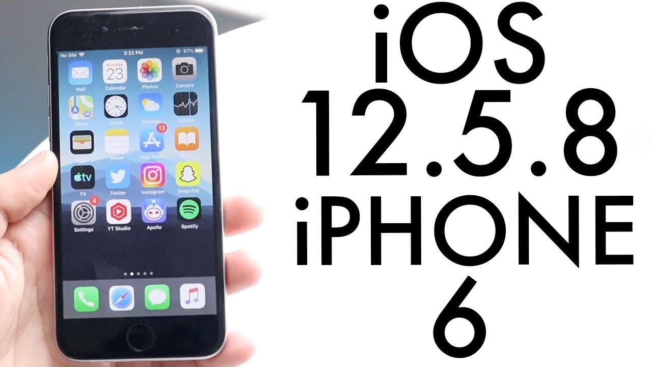 iOS 12.5.8 на iPhone 6! (Обзор)