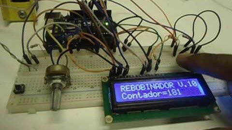 Contador de Rebobinador con Arduino