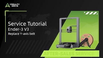 Service Tutorial Ender 3 V3 Replace Y axis belt