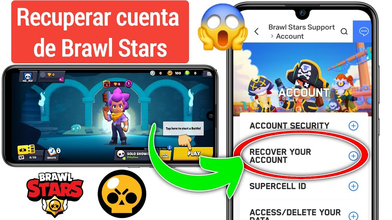 Cómo recuperar cuenta de Brawl Stars (2024) | recuperar ID de Supercell