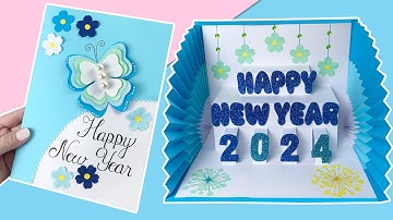 Cách Làm THIỆP TẾT 3D 2024 / Thiệp Chúc Mừng Năm Mới 2024 / How to Make Happy New Year Card 2024