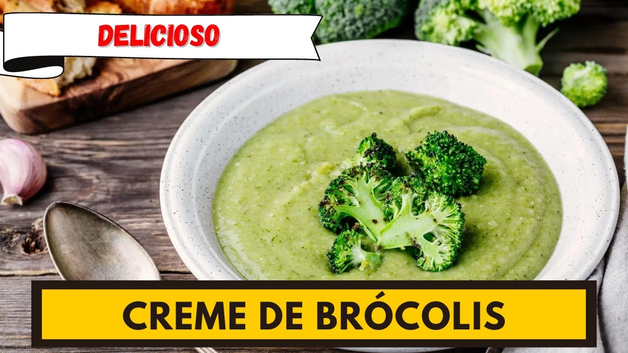 Faça essa sopa muito saborosa e fácil de fazer! CREME DE BRÓCOLIS