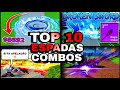 Melhores combos top 10 espadas reworks no blox fruits