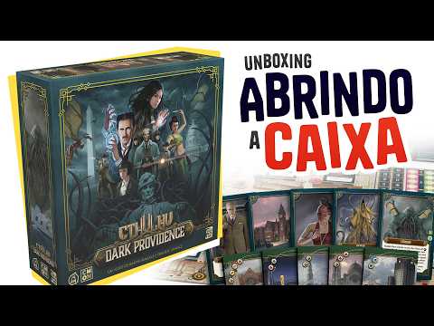 Cthulhu: Dark Providence | Abrindo a caixa | Unboxing detalhado