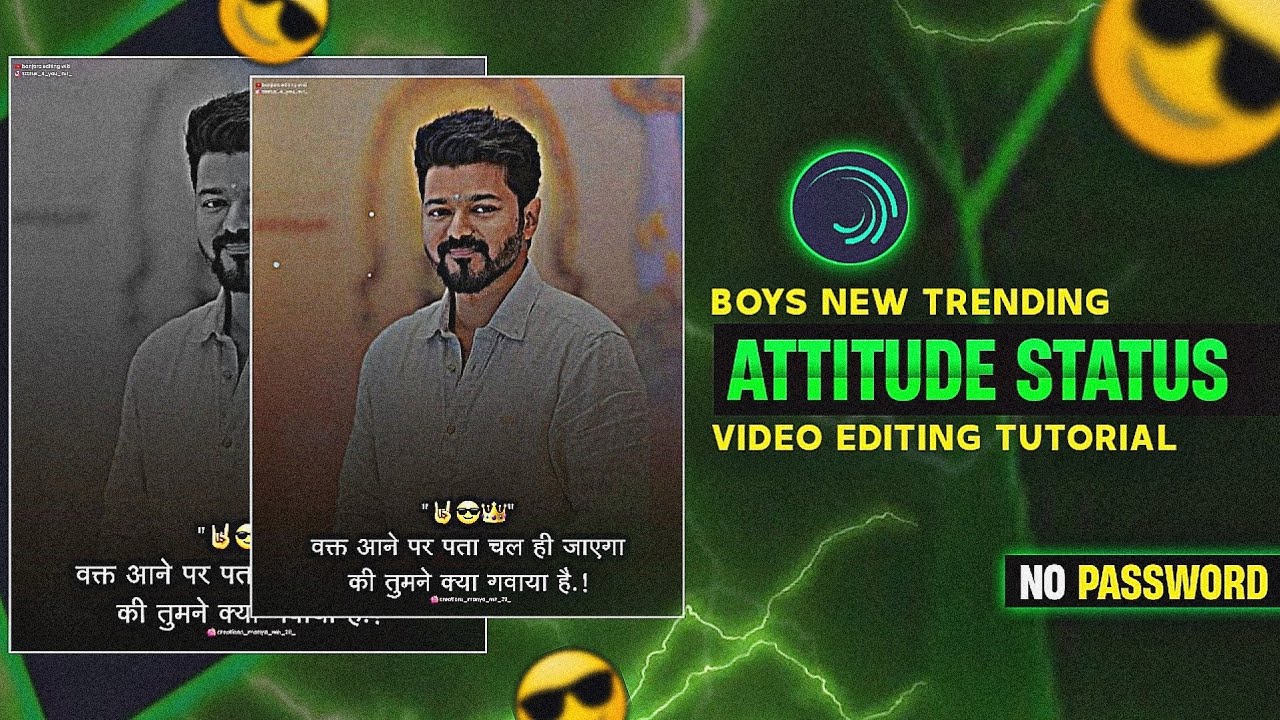 👑New boys attitude status editing alight motion | alight motion video editing | SVR