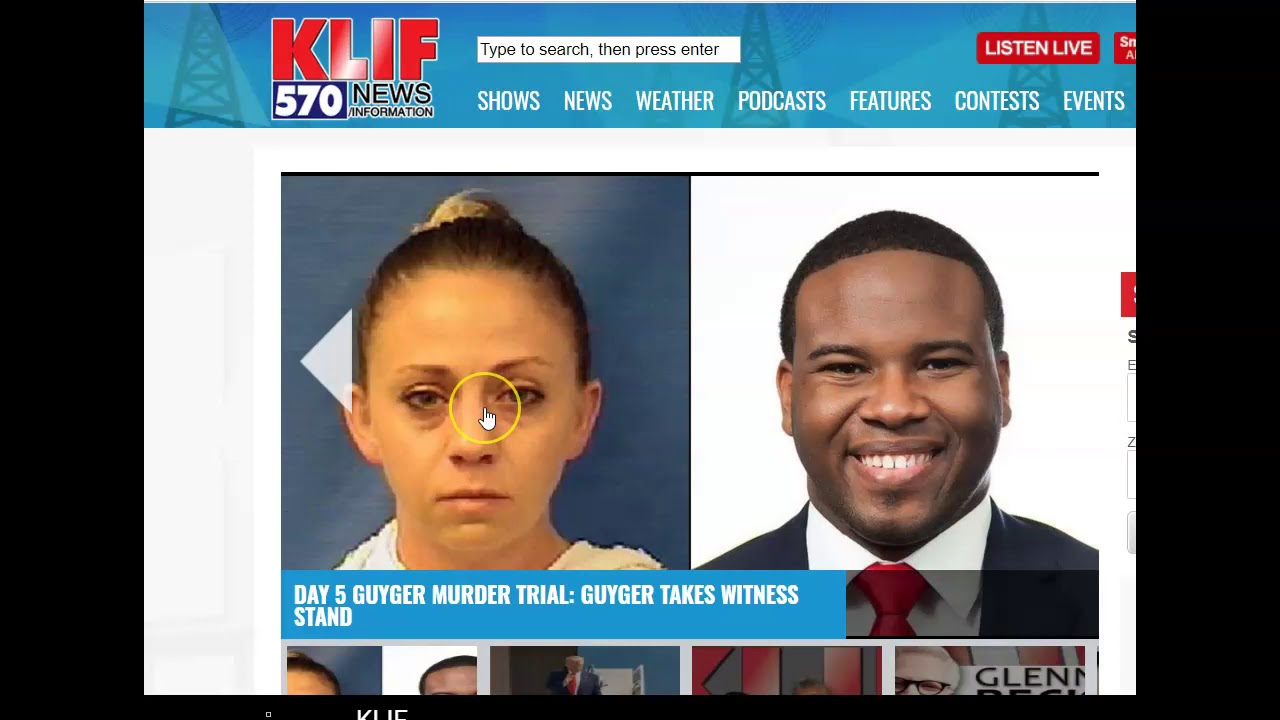 self defense flashlight KLIF 570 LIVE Amber Guyger Dallas Murder Trial
