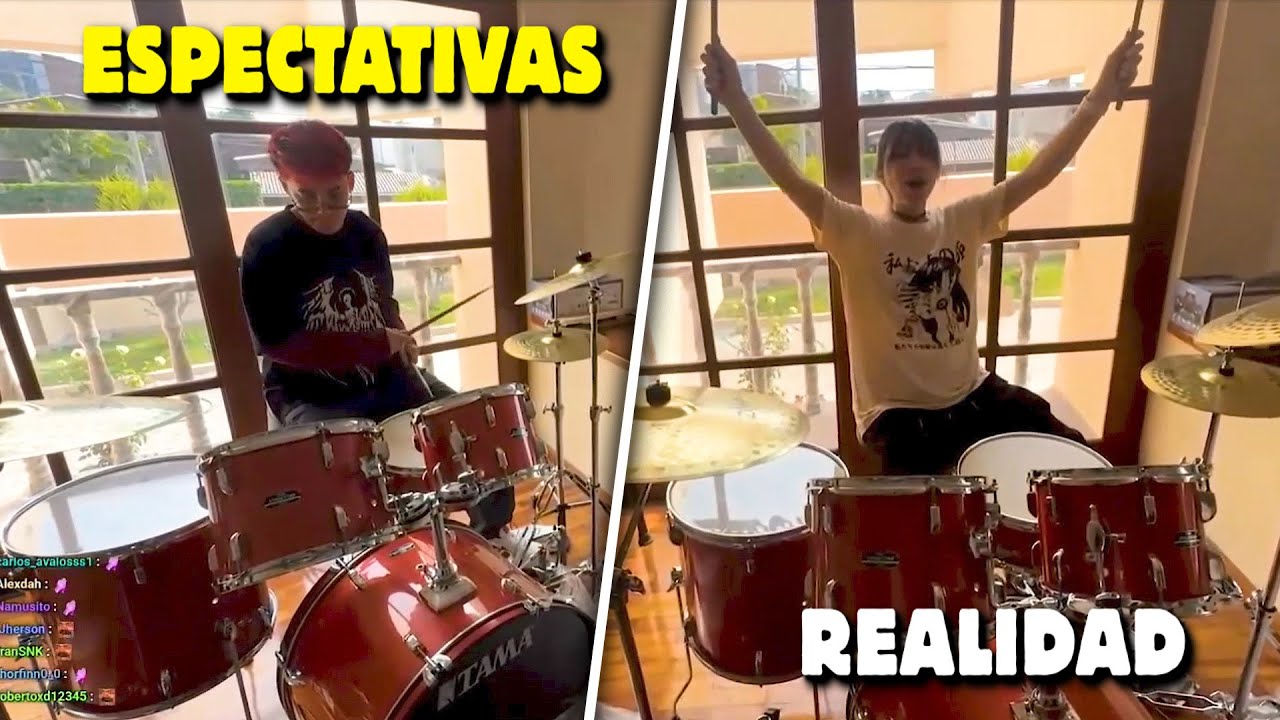 💥 EMET SE SORPRENDE AL VER A GLOGLO TOCAR LA BATERIA !!