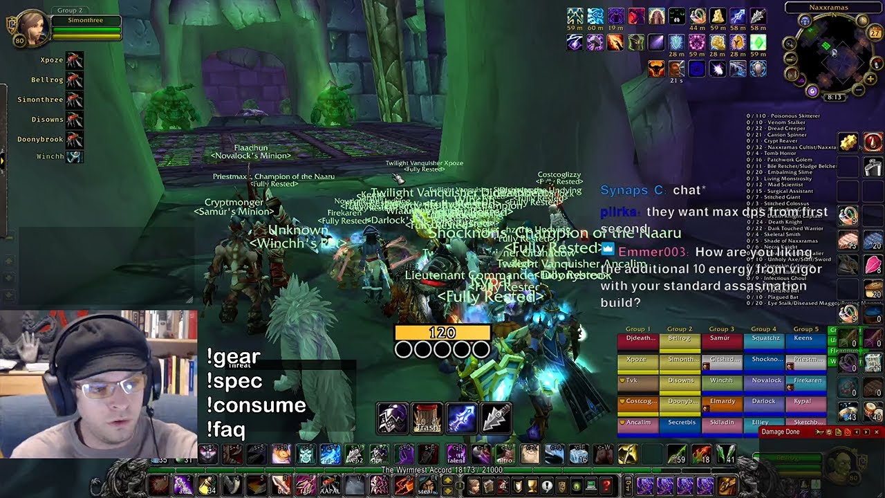 Shadow council leader tells burly plate armour man that he is no good - World of Warcraft | WOTLK