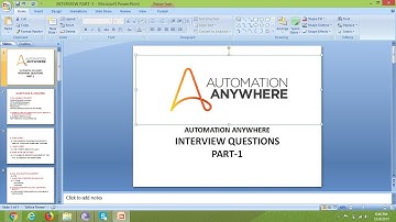 INTERVIEW QUESTIONS   AUTOMATION ANYWHERE 10.5