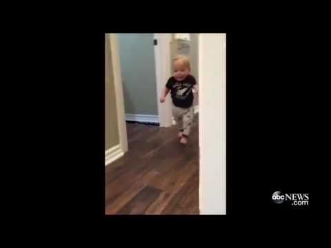 Toddler Gets Fright of His Life, Courtesy of Grandpa 1