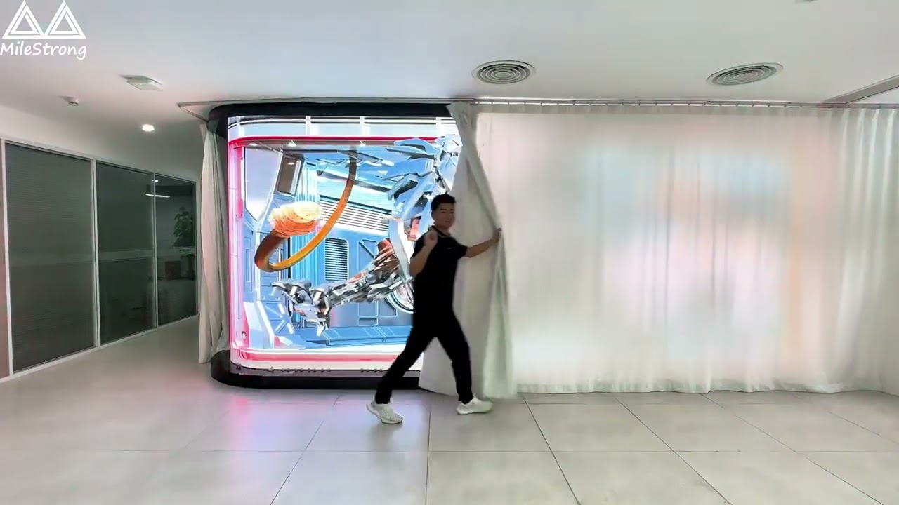 Holographic Transparent screen - an innovative LED transparent product