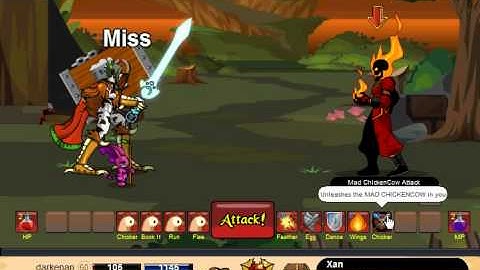 dragonfable darkenan vs impossible xan