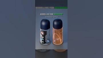 Modelleren van harde oppervlakken voor beginners | Modelleer deodorantfles in blender