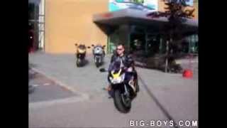 Brand new bike idiot FAIL crash