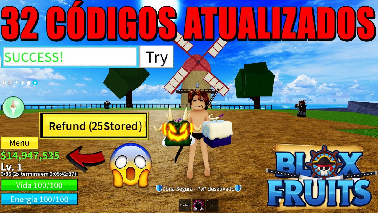 Roblox: conheça os códigos de dezembro para Blox Fruits