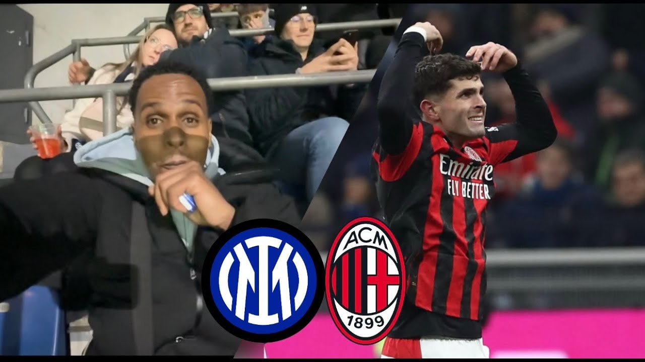 MILAN WIN THE DERBY DELLA MADONNINA AND SAN SIRO ERUPTS! INTER 0-1 AC MILAN *VLOG*