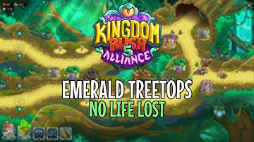 Kingdom Rush Alliance - Emerald Treetops (Level 4)