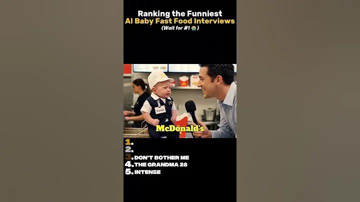 Ranking the Funniest AI Baby Fast Food Interviews 🍔 👶🏼